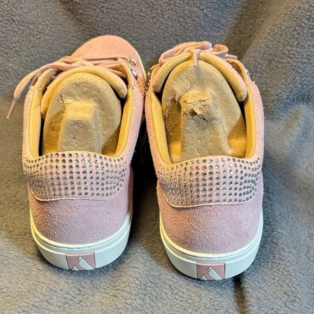 Skechers Women's Light Pink Lace-Up Sneakers - Picture 4 of 6
